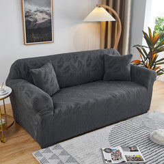 Solid Color Jacquard European Sofa Cover Stretch Fabric Craft