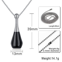 Necklace Pendant Titanium Steel Personalized Perfume Bottle Pendant