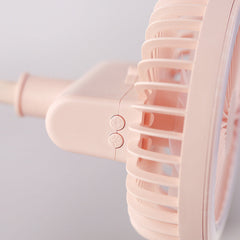 Mini USB Charging Table Lamp Clip Fan