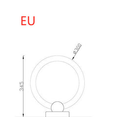 Wooden Art Circular Chandelier Nordic Style Living Room Dining Room Art Lamps