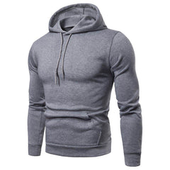 Casual Fashion Plus Size Solid Color Hooded Sweater