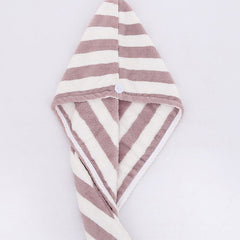 Cartoon Absorbent Thick Coral Fleece Dry Hair Towel