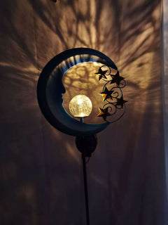 Solar Hollow Wrought Iron Blue Moon