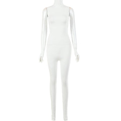 Autumn And Winter New Products Fashionable European And American Style Women Sexy Skinny Sleeveless Jumpsuit