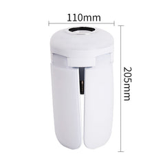 LED Four-leaf Bluetooth Music Lamp Colorful Intelligent Audio Folding Bulb Lamp Remote Control Deformable Ceiling Fixture Lights