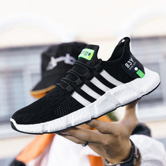 Flying Woven Shoes Sports Shoes Men's Casual Shoes Mesh Breathable