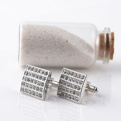 Fashion Diamond Cufflinks Square Men s French Cufflinks