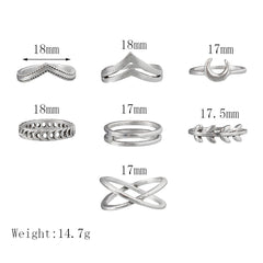 Personalized Moon Cross Simple Ring