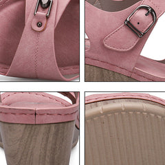 Fashion Wedge Heel Ladies Plus Size Sandals