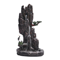 Backflow Incense Burner Creative Ornaments Flowing Smoke Incense Burner Dharma Lotus Pond Moonlight