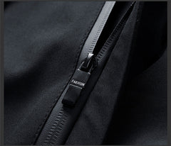 Spring And Autumn Fattening Plus Size Hooded Windbreaker