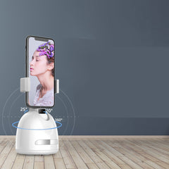Mobile Phone Live 360-degree Follow-up Face Recognition Camera Vlog Comes With Fill Light AI Smart Cross-border