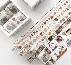 Basic Pattern Color Gift box Set With Salt Pocket Sticker