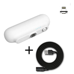 Pocket Portable Magnetic With Plug Capsule Power Bank 2600 Mah Three-In-One Magnetic Mobile Power Customization