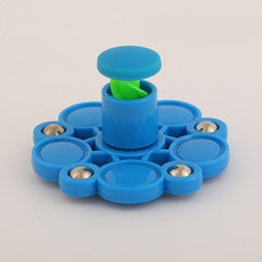 Educational Toys, Hand Pat, Press The Top, Fingertips, Fingers To Rotate The Top