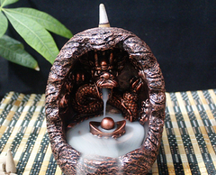 Qianlong Smoke Backflow Tower Incense Burner Personalized Tea Ceremony Supplies