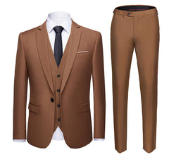 PURPLE Men's Business Suits FORMAL OCCASSION Dress Suit Set