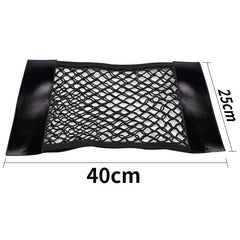 Trunk Car Net Pocket Velcro Car Accessories Storage Bag Net Fixed Net Bag Car Tail Box Storage Bag