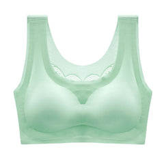 Women'S Plus Size Vest Style No Steel Ring Bra