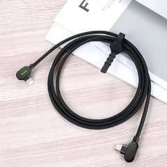 Compatible with Apple, Maiduoduo Pd Fast Charging Double Elbow Suitable For Iphone 8 X Xr Mobile Game Charging Cable