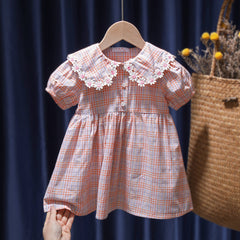 Fashion Children's Cotton Floral Dress