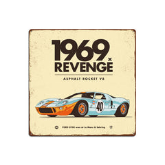 New Retro Car Tin Painting