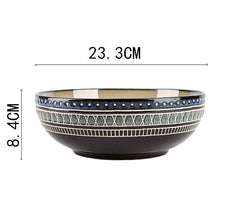 European Ceramic Tableware Set Relief Steak Plate Salad Bowl Rice Bowl Western Restaurant Fish Plate Cup