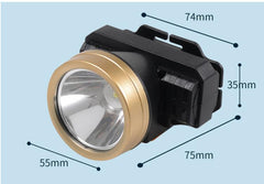 Long Shot Side Miner S Lamp With Head Mounted Flashlight