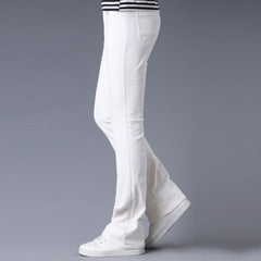 Korean Style Stretch Slim Flared Pants