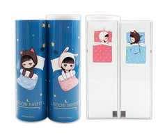 Long Student Pencil Case, Multifunctional Pencil Case, Plastic Double-layer Children's Creative Pencil Case