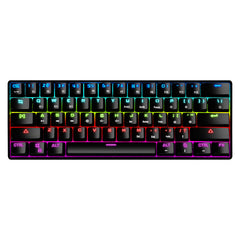 Crack K28 Wireless Bluetooth Mechanical Keyboard Gaming Office Computer Mobile Phone Tablet Notebook Rgb Wired Keyboard