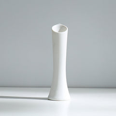 Wind Ceramic Dried Flower Vase Small  Flower Flower Arrangement White Desktop Living Room Home Decoration Ornaments
