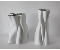 Model Room Living Room Entrance White Ceramic Biscuit Large Vase