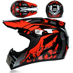 Small Off-road Helmet Racing Lightweight Mountain Full Face Helmet With Goggles
