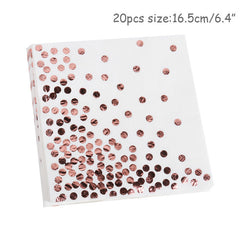 Disposable Tableware Set For Paper Plate Table