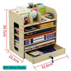 Bookshelf Simple Table Shelf Simple And Modern Students Use