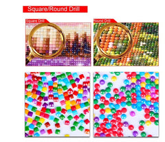 Full Drill Diamond Embroidery 5d Diy Diamond Painting Beach Dinner Cross Stitch Diamond 2019 Pictures Of Rhinestones Home Decor
