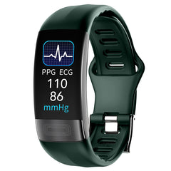 Body Temperature Smart Bracelet with ECG, Heart Rate, Blood Pressure, Blood Oxygen, Sleep Tracking & Waterproof Design