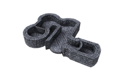 WarLock Tiles: Expansion Pack - 1 in. Dungeon Angles & Curves