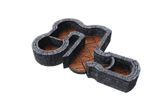 WarLock Tiles: Expansion Pack - 1 in. Dungeon Angles & Curves