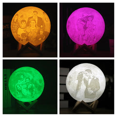 Custom photo Moon Lamp