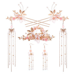 Ancient Hanfu headdress flow super step hairpin