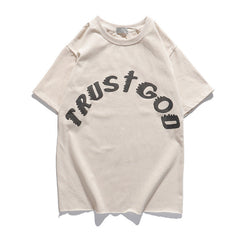 Kanye Kanye Music Festival Printed Love Half-Shirt