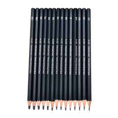 Set of 14 pencil sketches