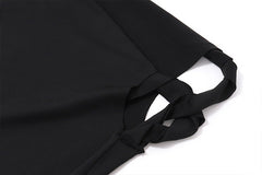 European And American Style Temperament High Waist Slim Fit Slimming Short Sleeve Hot Girl Dress