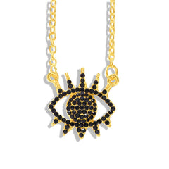 New Stylish charming Protection Jewelry | Mythical Eye Amulet with Pave Crystal Inlay For Women