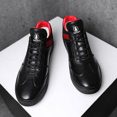 Leather plus size men's shoes