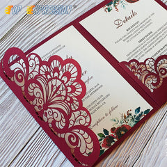 Carbon steel hollowed-out greeting card invitation knife die