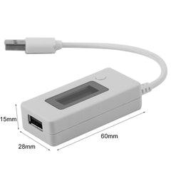 USB current and voltmeter detector