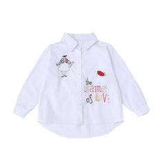 Big child girl hipster shirt